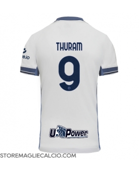 Inter Milan Marcus Thuram #9 Maglia Gara Trasferta Repliche 2024-25
